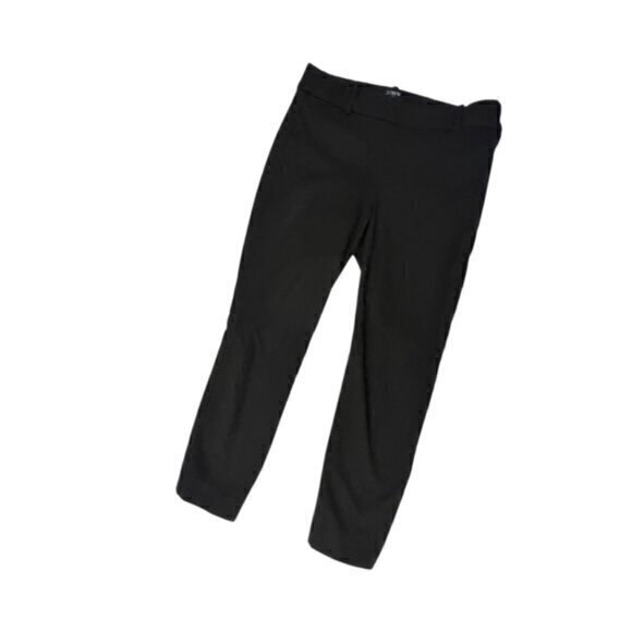 Women’s J. Crew Winnie Pant Size 2 Black Stretch Crop Ankle Office Career Wear - Picture 1 of 9